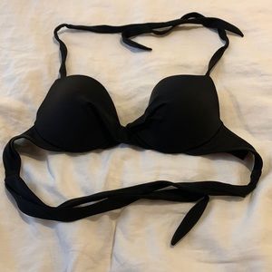 Black H&M swim top